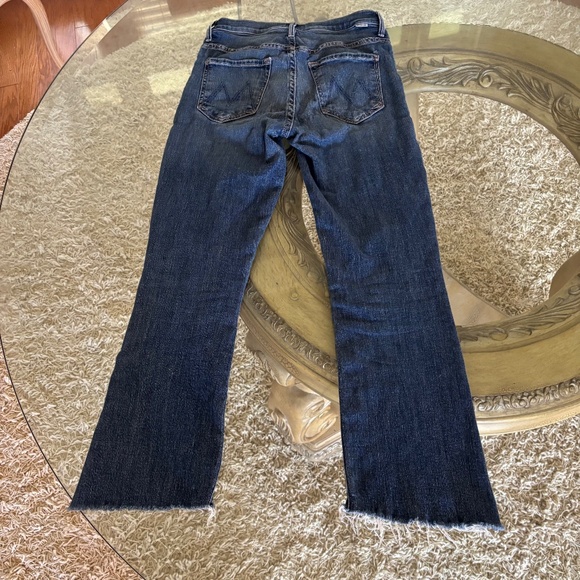 Mother Jeans Women's Size 26 The Insider Crop Step Fray Girl Crush Raw Hem - Picture 1 of 13